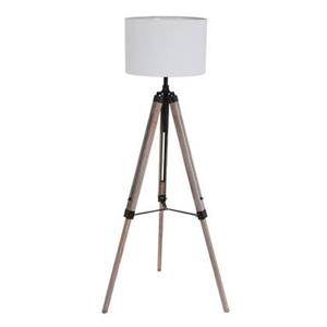 Mexlite Triek vloerlamp wit hout 165 cm hoog