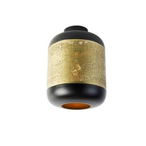 QAZQA Plafondlamp kayleigh - Goud/messing - Industrieel - D 24cm