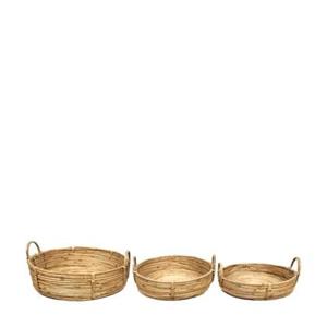 Cozy Ibiza Rotan manden set (3 stuks) natural