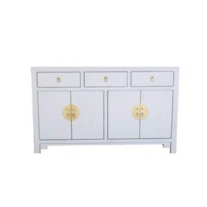 Fine Asianliving Chinese Dressoir Pastel Grijs B140xD35xH85cm -