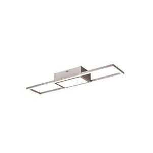 Reality Leuchten LED-Deckenleuchte Rigido Fernbedienung CCT nickel