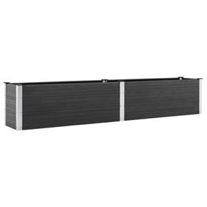 VidaXL Plantenbak verhoogd 200x50x54 cm HKC grijs