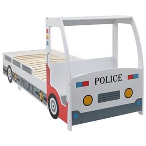 Kinderbed politieauto met bureau 90x200 cm