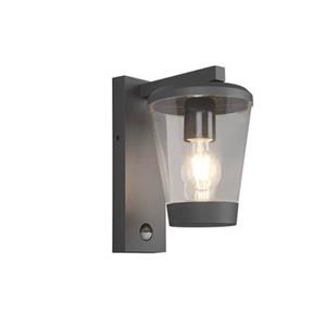 webmarketpoint Wandleuchte Cavado Anthrazit Aluminium IP44 mit Trio Lichtsensor