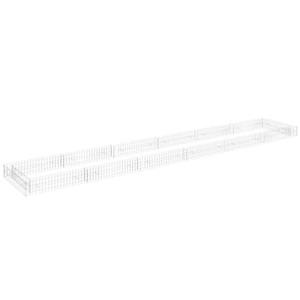 VidaXL Gabion plantenbak verhoogd 600x100x20 cm gegalvaniseerd staal