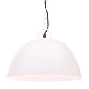 vidaXL Hängelampe Vintage Industriestil 25 W Weiß Rund 41 cm E27 