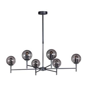 ETH Davina Hanglamp 6x E27 40W Zwart