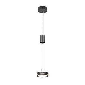 trioleuchten Kleine led Pendelleuchte franklin höhenverstellbar ø 14cm, Anthrazit