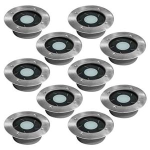 KS Verlichting Set 10 stuks Puck Solar