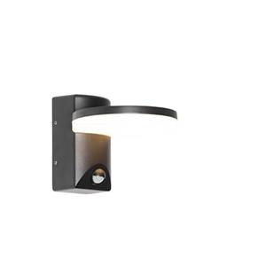 QAZQA LED Sensorlamp esmee - Zwart - Modern - L 16.5cm