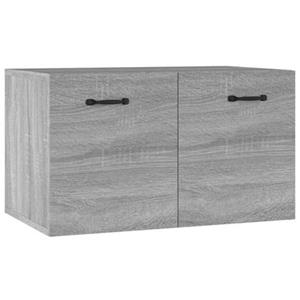 vidaXL Wandschrank Grau Sonoma 60x36,5x35 cm Holzwerkstoff 