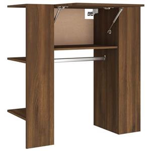 vidaXL Flurschrank Braun Eichen-Optik 97,5x37x99 cm Holzwerkstoff 