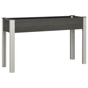 vidaXL Garten-Hochbeet 125x40x75 cm WPC Grau 