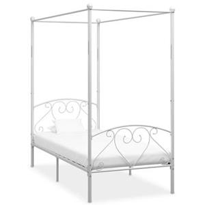 VidaXL Hemelbedframe metaal wit 120x200 cm