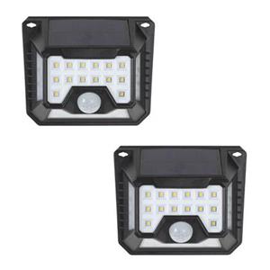 KS Verlichting Wandlamp LED Solar sensor Solys S buitenlamp 2 stuks