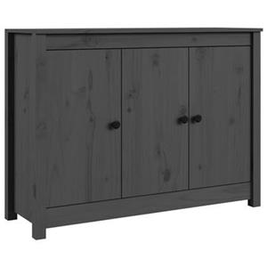 VidaXL Dressoir 100x35x74 cm massief grenenhout grijs