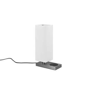 Reality Tafellamp Haley 1x E14 40W Grijs Wit
