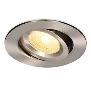 HOFTRONIC Salerno - LED Inbouwspots Badkamer IP44 Zilver