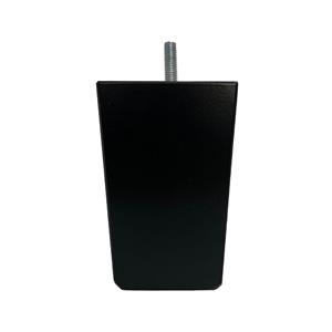 Furniture Legs Europe Vierkanten zwarte houten meubelpoot 11,5 cm (M8)