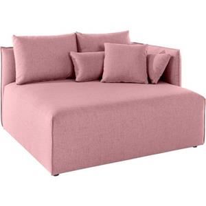 elbgestoeber Ottomane "Elbdock", kurzes Lounge-Modul - zum eigenen Zusammenstellen, Breite 138 cm, Tiefe 128 cm