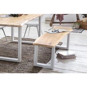 Premium collection by Home affaire Bank Manhattan in boomstam-look en frame u-model van wit metaal