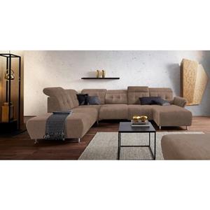 Places of Style Zithoek Manhattan bank met elektrische relaxfunctie, verstelbare armleuningen