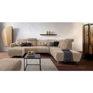 Places of Style Zithoek Manhattan bank met elektrische relaxfunctie, verstelbare armleuningen