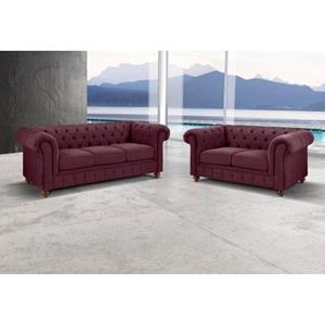Premium collection by Home affaire Zithoek CHESTERFIELD Bestaande uit 2 en 3 zits (2-delig)