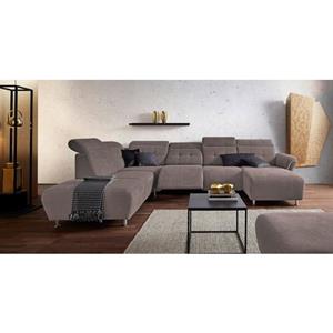 Places of Style Zithoek Manhattan bank met elektrische relaxfunctie, verstelbare armleuningen