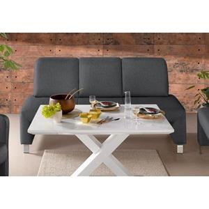 exxpo - sofa fashion Bank Intenso, bank, breedte 162 cm, keuze uit leer of textiel hoge bodemvrijheid, vrij in de ruimte te plaatsen, hoog zitcomfort