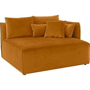 elbgestoeber Ottomane "Elbdock", kurzes Lounge-Modul - zum eigenen Zusammenstellen, Breite 138 cm, Tiefe 128 cm
