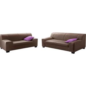DOMO collection Polstergarnitur "Amando", (Spar-Set), bestehend aus 2er- und 3er-Sofa