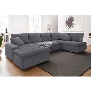 TRENDMANUFAKTUR Wohnlandschaft, wahlweise mit Bettfunktion