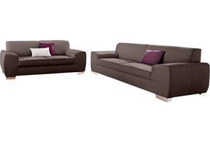 DOMO collection Polstergarnitur "Ricardo", (Set, 2 tlg.), Set: 2-Sitzer und 2,5-Sitzer