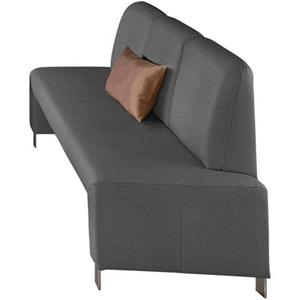 exxpo - sofa fashion Bank Intenso, bank, breedte 182 cm, keuze uit leer of textiel hoge bodemvrijheid, vrij in de ruimte te plaatsen, hoog zitcomfort