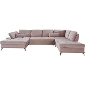 Places of Style Zithoek Costello incl. zitdiepteverstelling en armleuning met functie, binnenvering, naar keuze met slaapfunctie en bergruimte, 3 lendenkussens