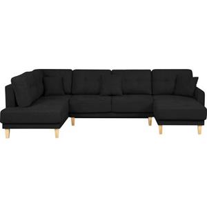 Home affaire Zithoek TRIPLO U-vorm optioneel met slaapfunctie, B/D/H: 310/192/90 cm (3-delig)