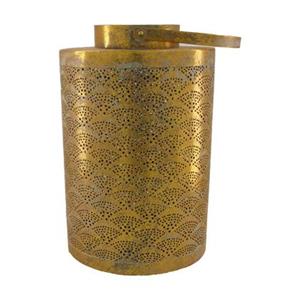 Dijk Natural Collections Lantern metal with glass 22x36cm - Goud