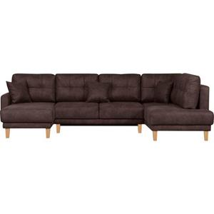 Home affaire Zithoek TRIPLO U-vorm optioneel met slaapfunctie, B/D/H: 310/192/90 cm (3-delig)