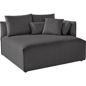 elbgestoeber Ottomane "Elbdock", kurzes Lounge-Modul - zum eigenen Zusammenstellen, Breite 138 cm, Tiefe 128 cm