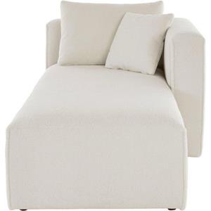 Guido Maria Kretschmer Home&Living Ottomane Comfine Modulaire ottoman voor het naar wens samenstellen van een perfecte zithoek, in 3 overtrekvarianten en vele kleuren, overtrekstof ook in luxe-microve