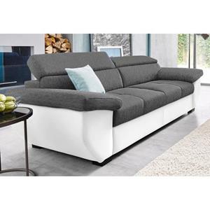 COTTA Polstergarnitur, (Set), Set: bestehend aus 2,5-Sitzer Sofa und Hocker, 2,5-Sitzer Inklusive Rückenverstellung