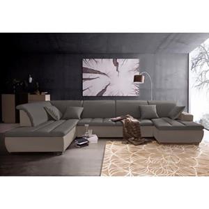 INOSIGN Wohnlandschaft, im modernen Materialmix