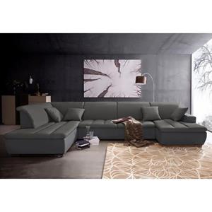 INOSIGN Wohnlandschaft, im modernen Materialmix