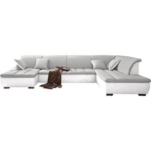 INOSIGN Wohnlandschaft, im modernen Materialmix