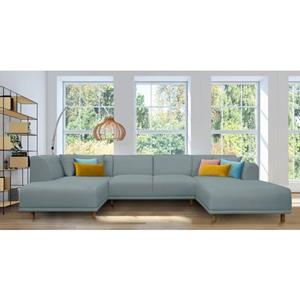 andas Wohnlandschaft "Maroon", in skandinavischem Design, mit losen Kissen