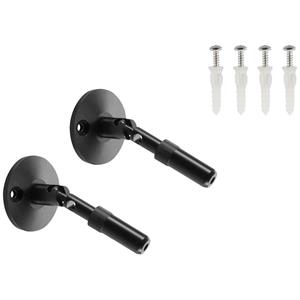 SLV Tenseo Seilsystem, Wandhalter lang, 2er Set, schwarz