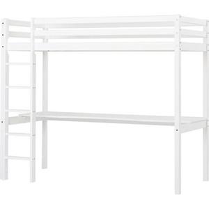 Hoppekids Hochbett "ECO Dream", 90x200 mit Schreibtisch, umbaubar