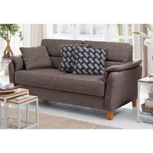 Home affaire 2,5-zitsbank Palmera Binnenveringsinterieur, 4 stofkwaliteiten