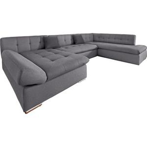 TRENDMANUFAKTUR Zithoek Reggae II, incl. armleuningverstelling, tijdloos modern, comfortabel, U-vorm